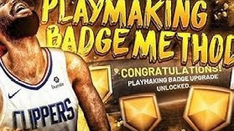 THE BEST PLAYMAKING BADGE METHOD ON NBA 2K23 NEXT GEN!!!!! (GET MAX PLAYMAKING BADGES FAST!!!)
