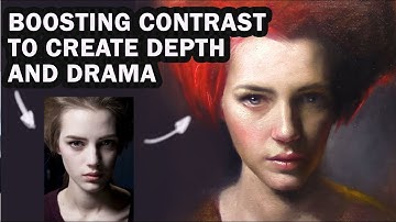 Boosting Color and contrast to create depth and drama in Your Paintings