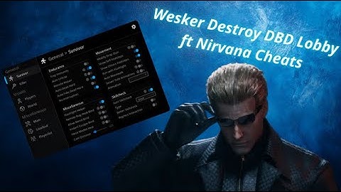 Wesker Destroy DBD Lobby ft Nirvana Cheats | Dead by Daylight