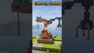 Simple Copper Crane #gaming #minecraft #steampunk  #minecraftshorts #minecraftsurvival