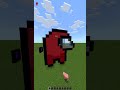 Amogus #minecraft #minecraftmeme #gaming #minecraftpixelart #minecraftmeme