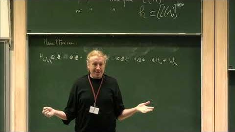 Prof. Frédéric Klopp | Random operators: many body problems I