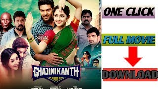 Ghajinikanth (2019) New South Hindi Dubbed Movie Download 720p HD