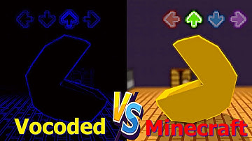 FNF Character Test | Minecraft Animation VS Vocoded | Pacman