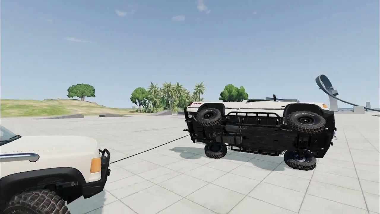 Realistic Winch mod BeamNG Drive YouTube