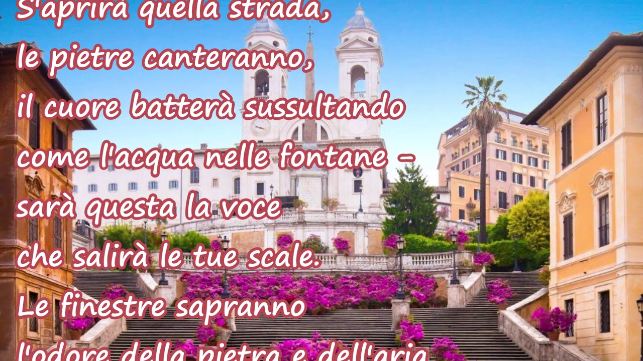 Passerò Per Piazza Di Spagna Analisi