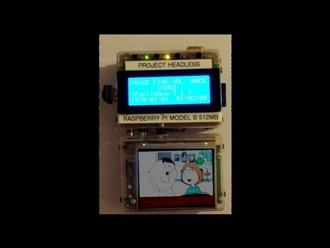 Raspberry Pi Media Center Handheld Portable and Battery Powered