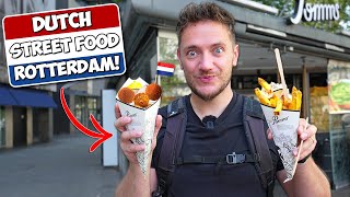 Dutch STREET FOOD Tour! (First Time in Rotterdam, Netherlands)