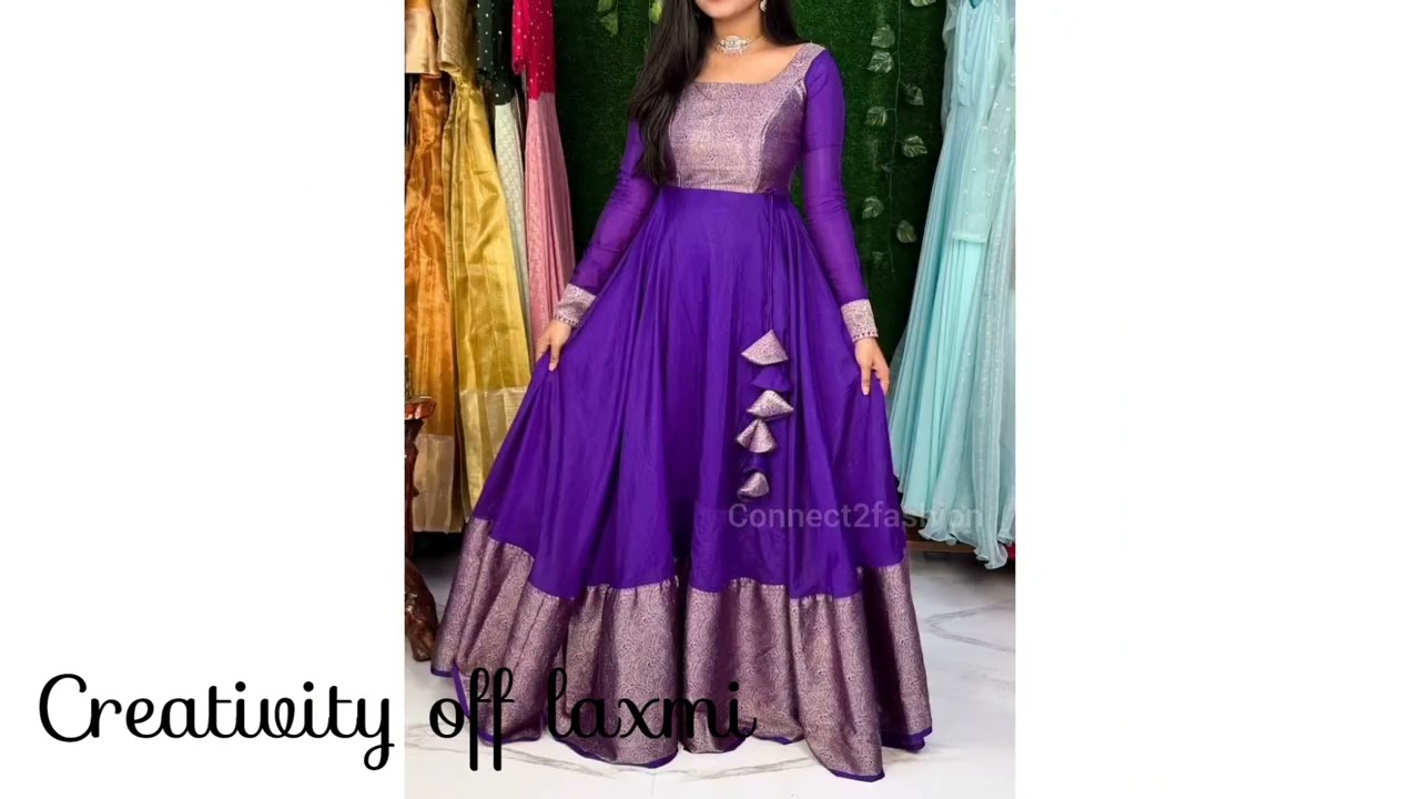 तुमच्याकडेही जुन्या  पैठणी साड्या असतील तर असेच शिवून घ्या latest pattu paithani saree dresses