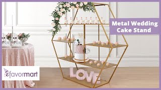 DIY Metal Wedding Cake Stand | eFavormart.com