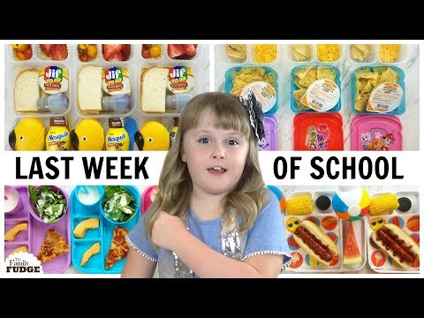 FUN LUNCH IDEAS For The LAST WEEK OF SCHOOL | JK, K, 1st Grade, 2nd Grade | Bunches Of Lunches