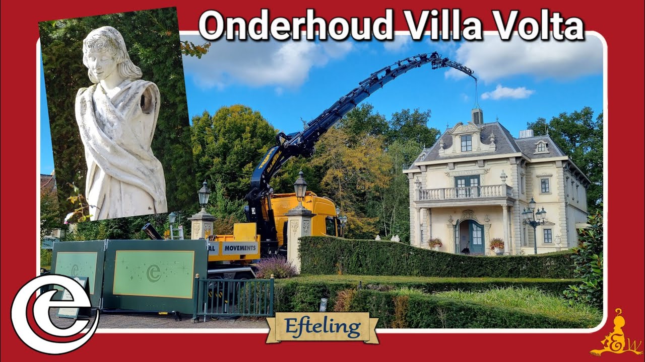 [#Efteling] 🛠️ Onderhoud Villa Volta 2022