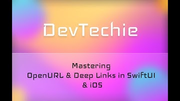 Mastering OpenURL & Deep Links in SwiftUI & iOS : Part 2