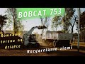 Bobcat w akcji | Bobcat 753 rozgarnianie ziemi, równanie terenu | Miniładowarka Bobcat 753