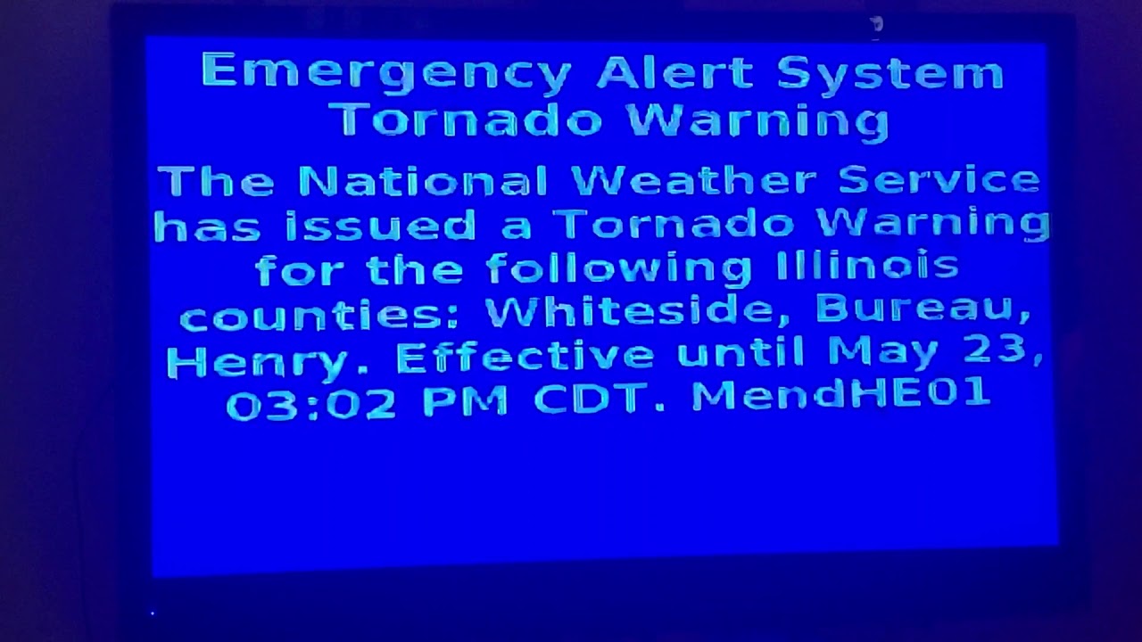Tornado Warning on NOAA Weather Radio and Television (05/23/2020) (EAS ...
