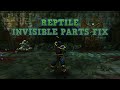 Reptile - Change Character - Invisible Part Fix -  Cheat Device - Mortal Kombat Shaolin Monks