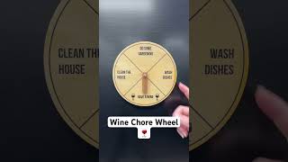 Wine Chore Wheel #wine #winechorewheel