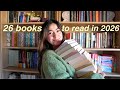 26 Books I Want To Read In 2026 