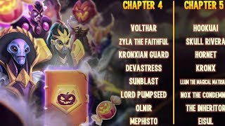 CANDY IN MONSTER LEGENDS | TRICK OR TREAT | HALLOWEEN 2019 BOOK | HOW TO GET HOOKUAI, ZYLA, MEPHISTO screenshot 2