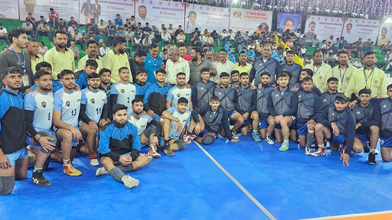 Rajasthan vs uttar pradesh 51st junior national kabaddi boys championship 2026 in Andhra