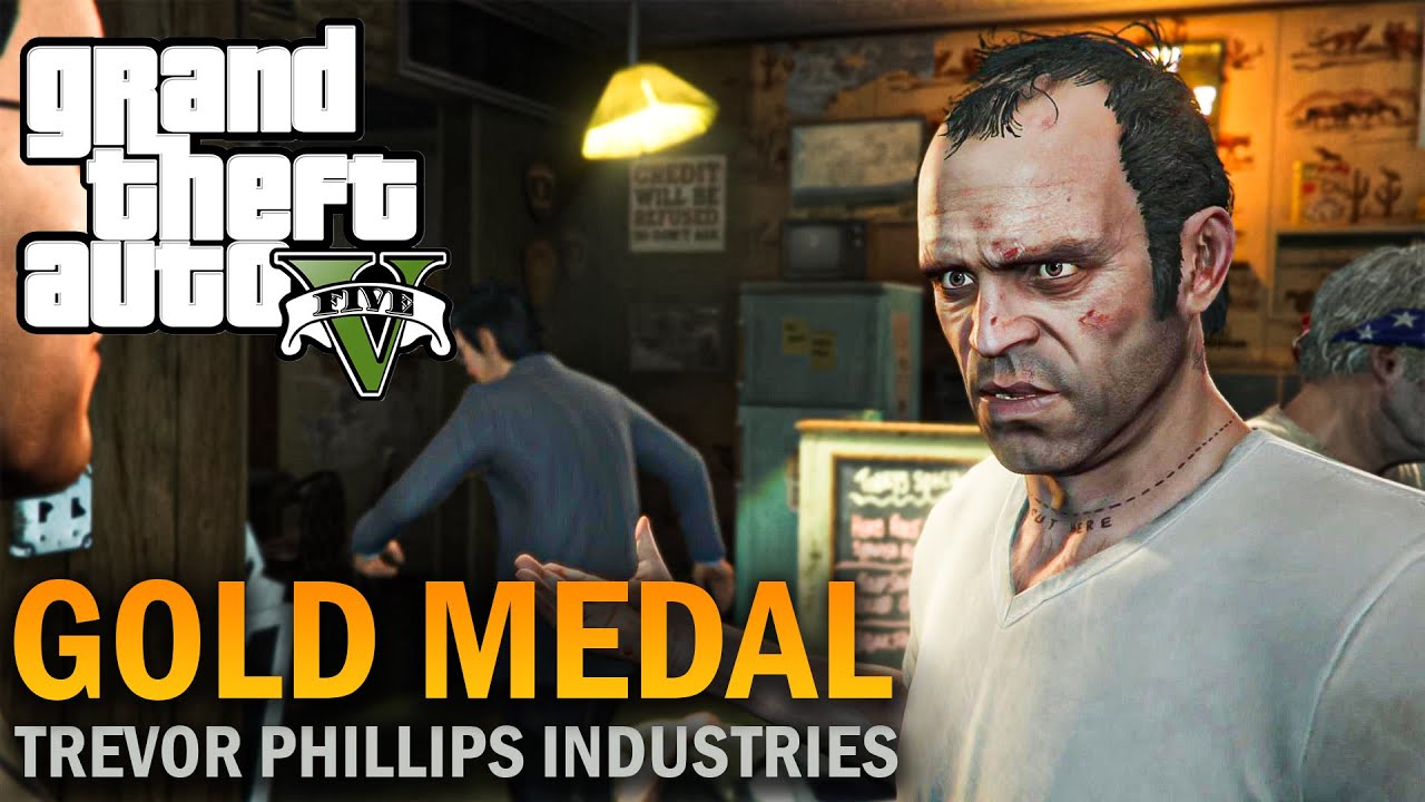 GTA V | TREVOR PHILLIPS INDUSTRIES | # EPISODE 22 | GOLD MEDAL Gameplay ...