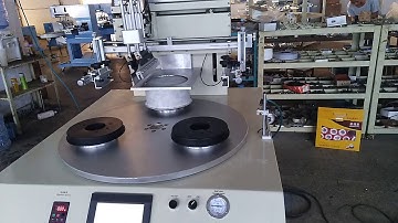 PLC contorl system Flat screen printing machine with conveyor