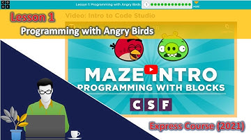 EP1. Programming with Angry Birds[เขียนโปรแกรม กับเจ้านกขี้โมโห] | สอน code.org: Express Course 2021