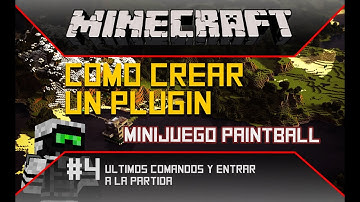 Como CREAR un PLUGIN de MINIJUEGO en Minecraft - Ultimos Comandos y Entrar a la Partida - Parte 4/10