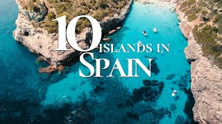 10 Most Beautiful Islands to Visit in Spain 4K 🇪🇸 | Tenerife | Formentera