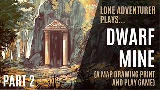 Dwarf Mine | Solo print and play map drawing game | Part 2
