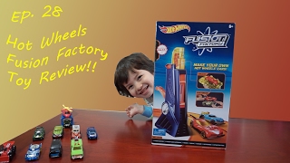 Toys & Adventures with Omar! EP. 28 Hot Wheels Fusion Factory Toy Review