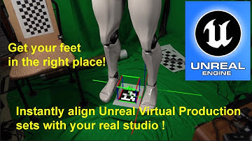 Instantly align Unreal Virtual Production sets and real studios using Aruco Markers!