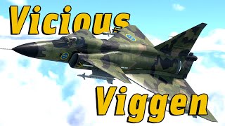The Viggen Is My New Favourite Jet  | War Thunder Sim Review