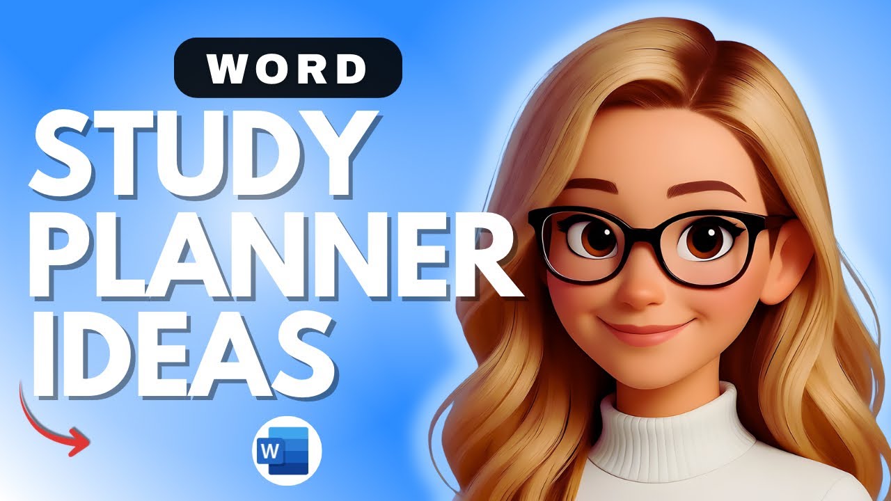 MS Word Study Planner Ideas - 2026
