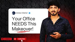 Modern Office Interior Design in Bengaluru | Workspace Renovation | Renew Interiors |