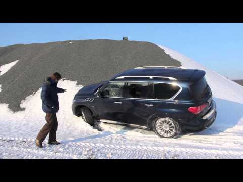 Необыкновенные решения в конструкции джипа Infiniti QX80. Чего в нём больше – асфальтового либо вездеходного