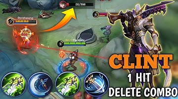 CLINT FULL DAMAGE ONLY! | TOP GLOBAL CLINT BEST BUILD 2021 | MOBILE LEGENDS