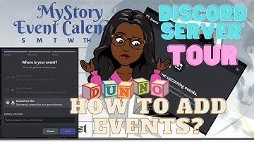 Discord Tutorial Mystory Second Life Calendar