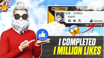 I Completed 1 MILLION Likes in My I