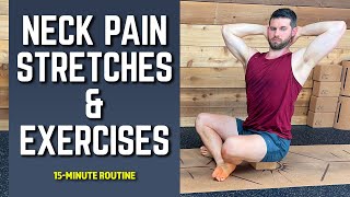 Neck Pain Stretches and Exercises (RELIEF THAT LASTS!!)