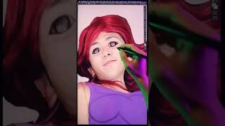 Transforming into Teen Titans Raven and Starfire ✍🏻 ft. Ethan Becker