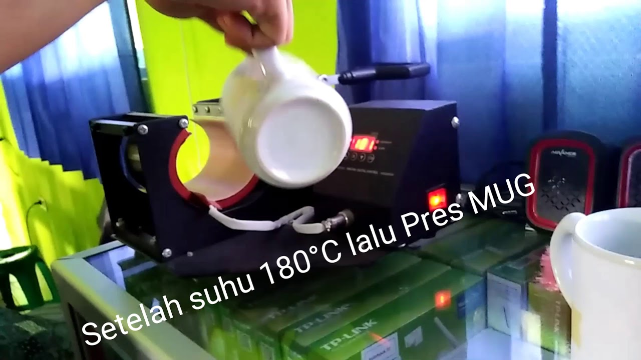  Tutorial  mencetak Desain  MUG  YouTube