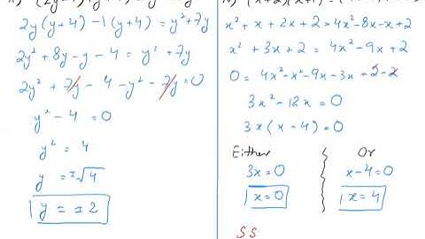 XI Math Chapter 3 Equations - Ex 3.1 Q6, Ex 3.2 Q1 to Q4  by Sir Ahsan Abdullah Patel - Part 1