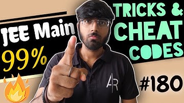 JEE Mains 2021: Amazing Tricks for JEE Main 2021 Exam🔥🔥🔥| Tricks & Cheat Codes #180 #jeemain2021