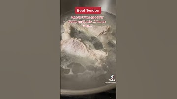 Beef tendon, good for bone and joints, 7 hours to go…