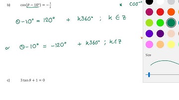 Grade 12 Trig - Topic 6.1 - Grade 11 Trig Equations