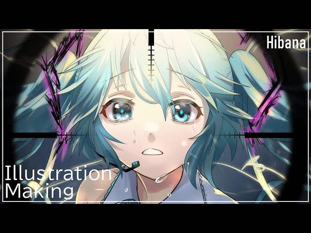 Hiten デビュー作『山吹色の想い』ミクスドメディア 限定25部 保証書付 Timelapse】ヒバナ ミク描いてみた CLIP STUDIO Speed Paint