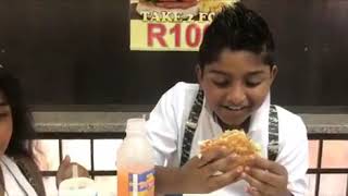 20Cm Monster Burger Challenge Can Sam And Ali Finish This Burger?