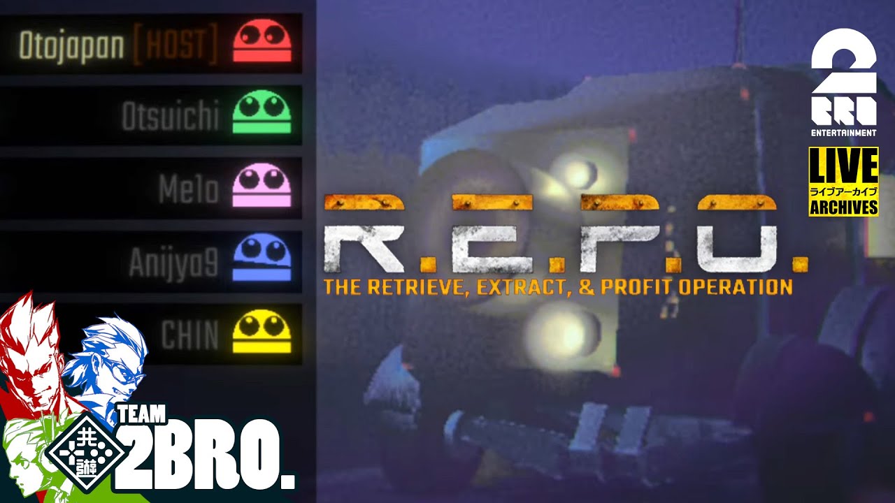 【5人でホラー!!】弟者,兄者,おついち,ちん,メロの「R.E.P.O.」【2BRO.】