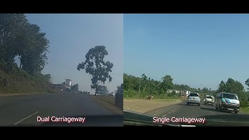 Difference Between Dual Carriageway and Single Carriageway